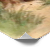 Black Cat Kürbislaterne Pumpkin Ghost Poster (Ecke)