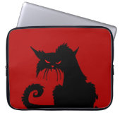 Black Cat Laptop Sleeve (Vorderseite)