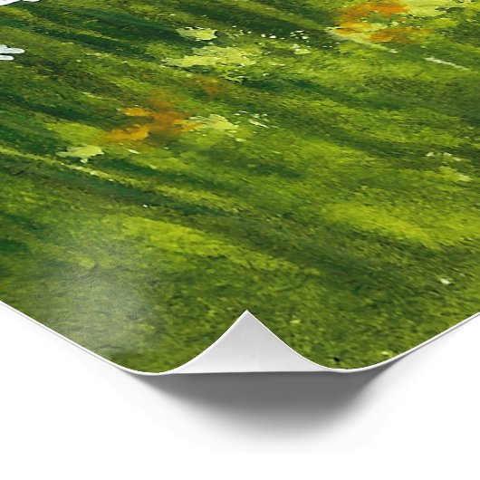 Black Cat Liebe Poster von Bihrle (Ecke)