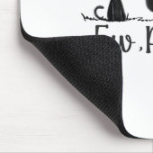 Black Cat Lover Grumpy Graphic Funny Coolen neue L Mousepad (Ecke)