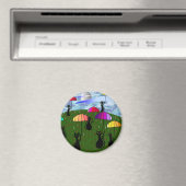 Black Cat Lovers Kunstwerke Magnet (In Situ (Geschirrspüler))