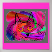 Black Cat Lovers Kunstwerke Poster (Vorne)