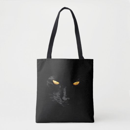 Black Cat Magic elegant anpassbar Tasche (Vorderseite)