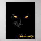 Black Cat Magic lustig anpassbar Poster (Vorne)