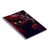 Black Cat Magic Spiral Notebook Notizblock (Rechte Seite)