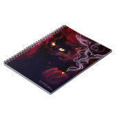Black Cat Magic Spiral Notebook Notizblock (Linke Seite)