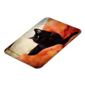 Black Cat Magnet (Linke Seite)