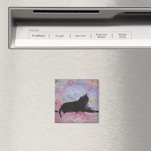 Black cat magnet (In Situ (Geschirrspüler))