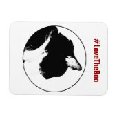 Black Cat Magnet (Horizontal)