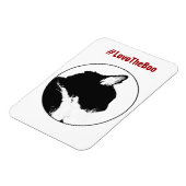 Black Cat Magnet (Linke Seite)