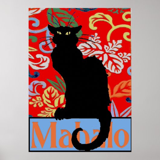 Black Cat, Mahalo, Danke, Poster (Vorne)