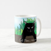 Black Cat Mama Kaffeetasse (VorderseiteRechts)
