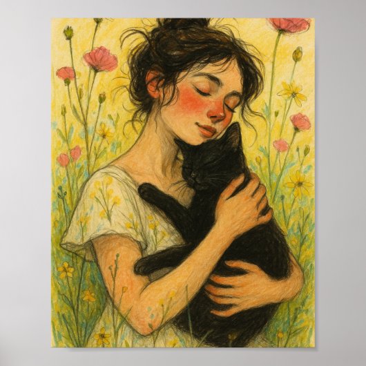Black Cat Mama Poster (Vorne)