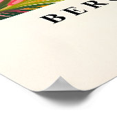 Black Cat Matisse Art Print Pink Beachy Poster (Ecke)