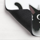 Black Cat Maus Pad Mousepad (Ecke)