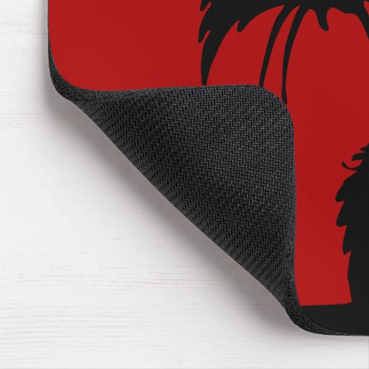 Black Cat Maus Pad Mousepad (Ecke)