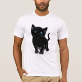 Black Cat Mens T - Shirt (Vorderseite)