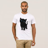 Black Cat Mens T - Shirt (Vorne ganz)