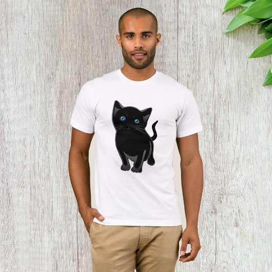 Black Cat Mens T - Shirt