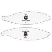 Black Cat Meow-A-Ween Basketball (Panele)