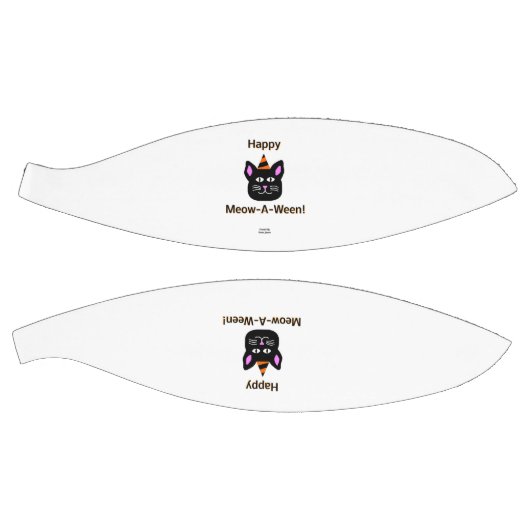 Black Cat Meow-A-Ween Basketball (Panele)