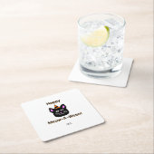 Black Cat Meow-A-Ween Paper Untersetzer (Vor Ort)