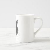 Black Cat mit Blue Green Eyes Tasse Gift (Rechts)