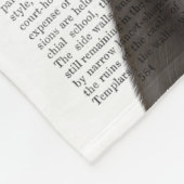 Black Cat mit Fabulous Hat Fleecedecke (Ecke)