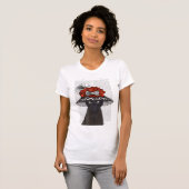 Black Cat mit Fabulous Hat T-Shirt (Vorne ganz)
