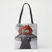 Black Cat mit Fabulous Hat Tasche (Vorderseite)
