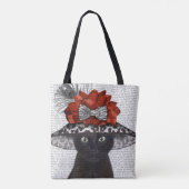 Black Cat mit Fabulous Hat Tasche (Rückseite)