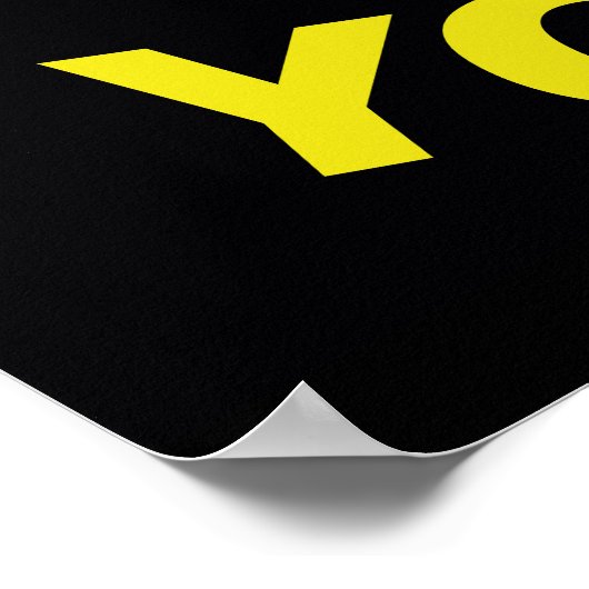 Black Cat mit Trumpet Poster (Ecke)