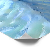 Black Cat mit Van Gogh Portrait Poster (Ecke)