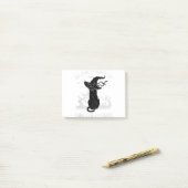 Black Cat Moon Funny Halloween Costume Bunch of Ho Post-it Klebezettel (Auf Schreibtisch)