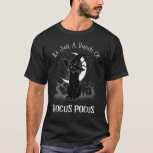 Black Cat Moon Funny Halloween Kostümstuben Ho T-Shirt