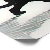 Black Cat Moon Poster drucken (Ecke)