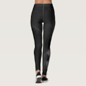 Black Cat Moonlight Silhouette Leggings (Rückseite)