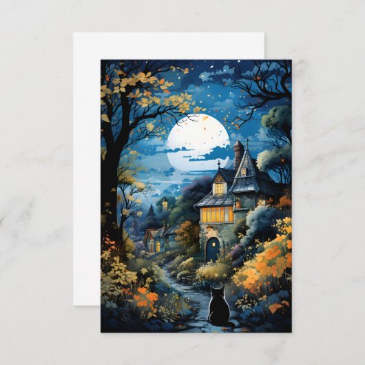 Black Cat - Moonlit Serenity Card (Vorne/Hinten)