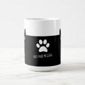 Black Cat Mug Gift for Cat Lovers | Personalized Kaffeetasse (Mittel)