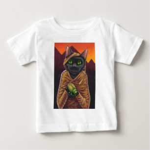 Black Cat Mummy Baby T-shirt