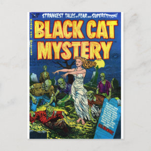 Black Cat Mystery 1 Postkarte