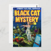 Black Cat Mystery 1 Postkarte (Vorne/Hinten)