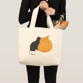 Black Cat `n Pumpkin Tasche (Vorderseite (Produkt))