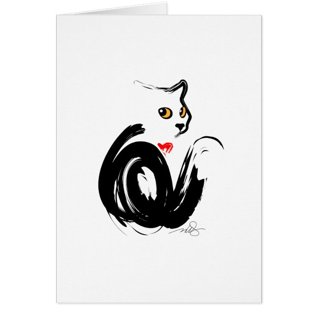 Black Cat 'n'Heart (Vorne)