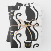 Black Cat Niedlich Geschenkpapier Set (Beispiel)