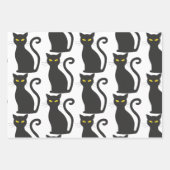 Black Cat Niedlich Geschenkpapier Set (Vorderseite)