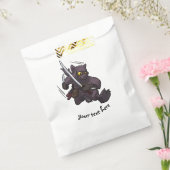 Black Cat Ninja Katana Schwerter Flying Kick Carto Geschenktütchen (Versiegelt)
