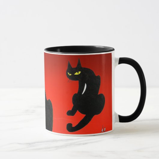 BLACK CAT NINJA Red Tasse (Rechts)