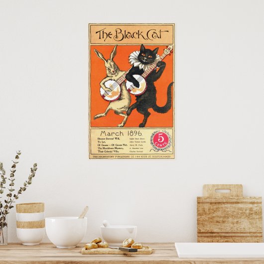 Black Cat No. 2 Poster (Küche)