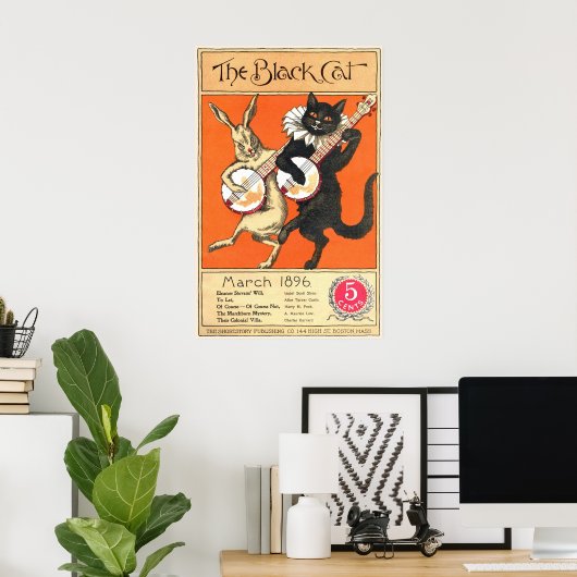 Black Cat No. 2 Poster (Heimbüro)